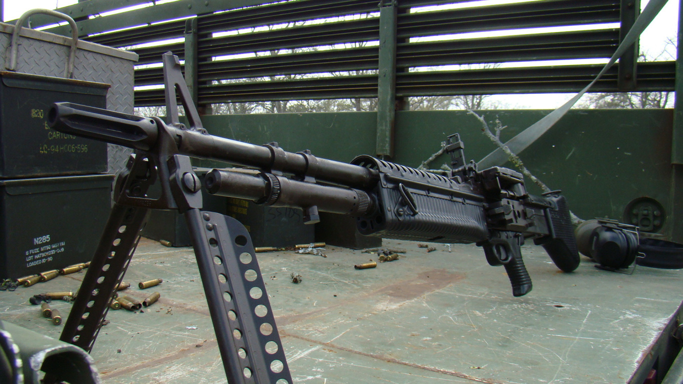weapons, American, machine gun, machine gun, M60, single. 