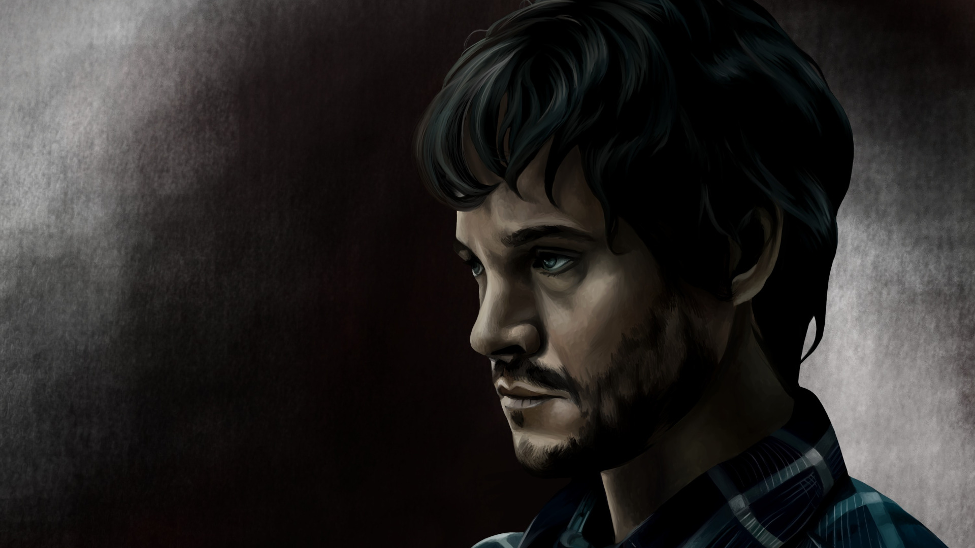 Download wallpaper the series, art, Will Graham, Hannibal, Hannibal, NBC,  Will Graham, section films in resolution 1920x1080