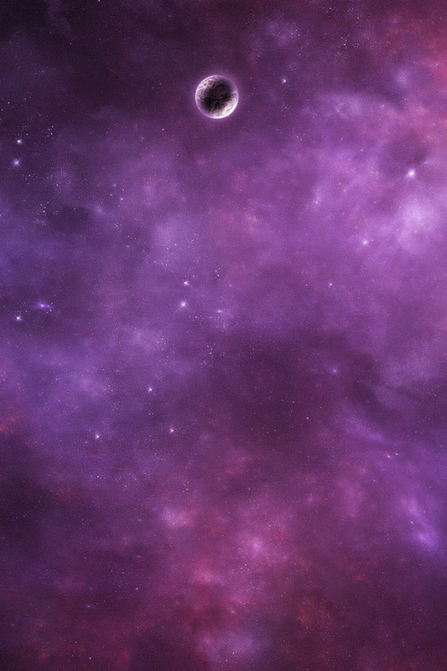 Download wallpaper the sky, planet, purple, section space in resolution 640...
