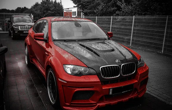 Picture BMW, Hamann, X6M, Tuning, RED, Jeep