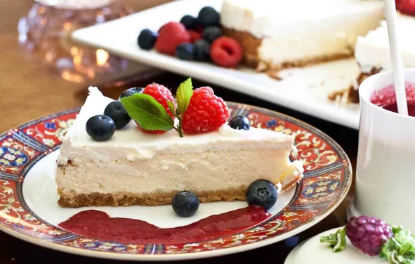 Picture raspberry, food, blueberries, cake, cake, fruit, cake, cream, dessert, food, sweet, fruits, cream, dessert, raspberry, …