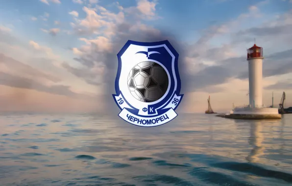 Picture Sea, Lighthouse, Football, Day, Logo, Odessa, Chernomorets