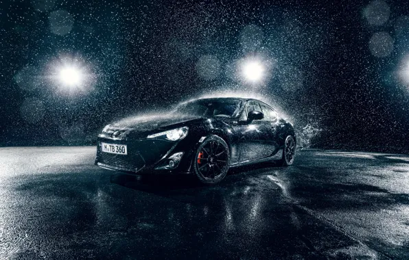Picture Toyota, Car, Front, Water, Sport, GT86, B;ack