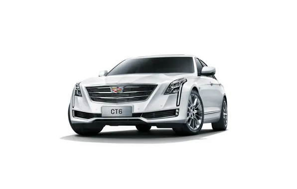 Picture Cadillac, white background, sedan, Cadillac, CT6