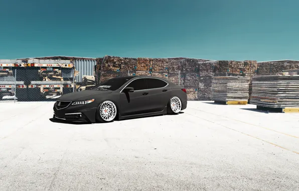 Picture Car, Front, Grey, Acura, Stance, Low, TLX