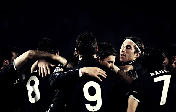Picture people, black, football, sport, the game, figures, figure, team, sport, guy, guys, Spain, rooms, Ronaldo, …