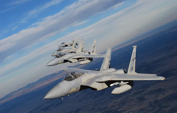 Picture the sky, flight, fighters, Eagle, F-15, "Eagle"