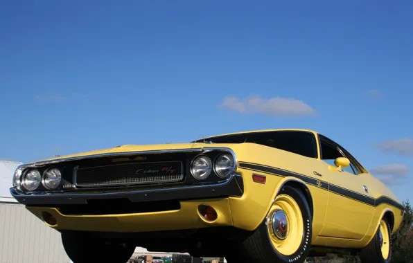 Picture machine, the sky, Dodge, Challenger, Dodge, the front, 426, Hemi, R/T
