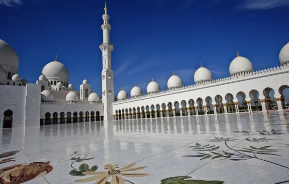 Picture Abu Dhabi, UAE, The Sheikh Zayed Grand mosque, Abu Dhabi, UAE, Sheikh Zayed Grand Mosque