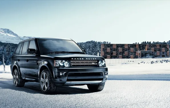 Picture winter, snow, Land Rover, Range Rover