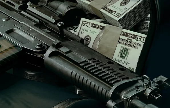 Picture weapons, Wallpaper, money