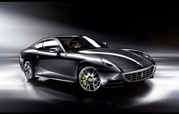 Picture black, Ferrari, sports car, One to One, Staglietti