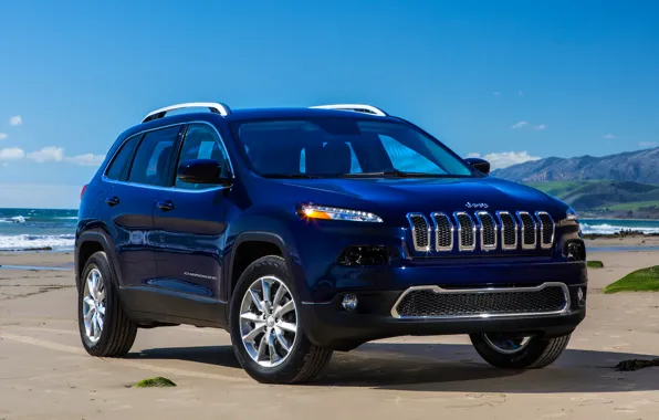 Picture car, wallpaper, sky, blue, suv, Jeep, Cherokee, Limited