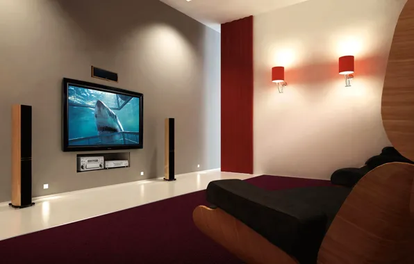 Picture sofa, home theater, living room