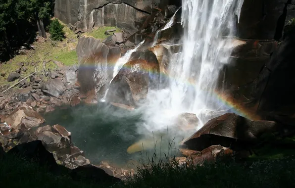 Picture rocks, power, waterfall, rainbow, the rift, captures