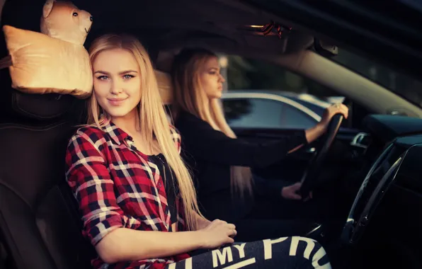 Picture auto, smile, driving, Alla Emelyanova, Alena Emelyanova, Ivan Gorokhov