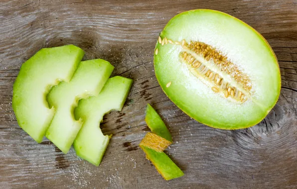 Picture seeds, slices, melon