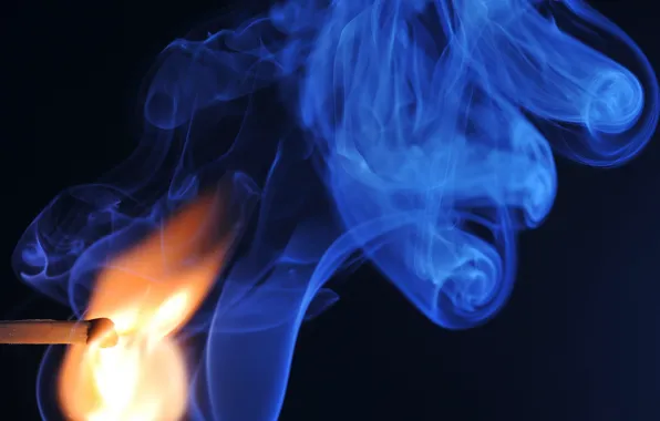 Picture macro, fire, smoke, match
