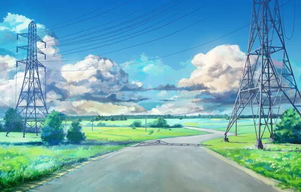 Picture road, the game, anime, arsenixc, everlasting summer, endless summer