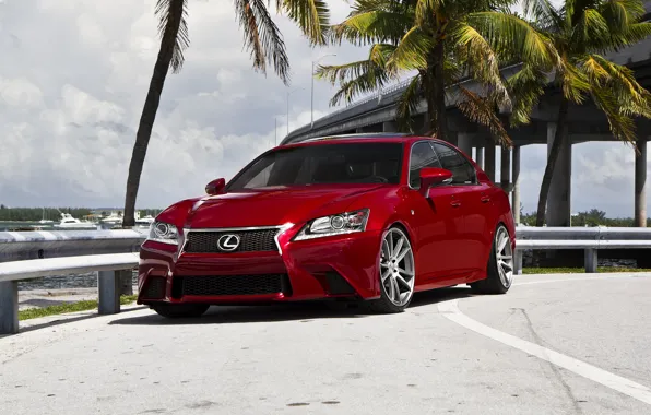 Picture Lexus, red, tuning, GS F