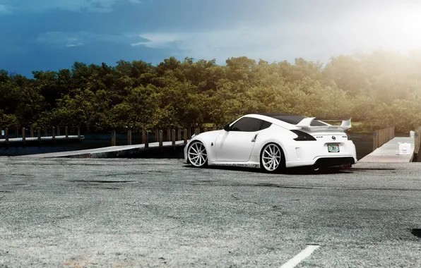 Picture car, tuning, white, Nissan, tuning, rechange, Nissan 370Z