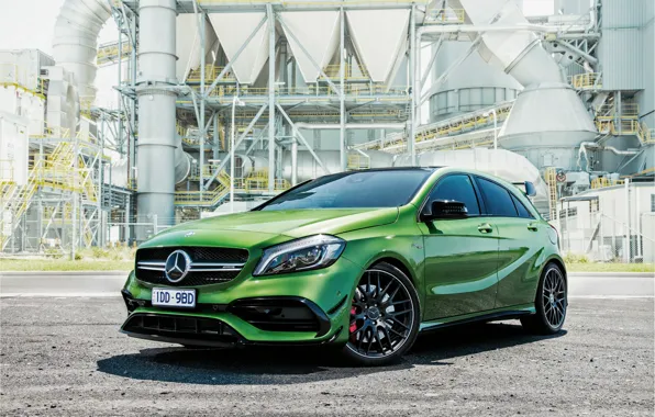 Picture green, Mercedes-Benz, Mercedes, AMG, AMG, A-class, W176