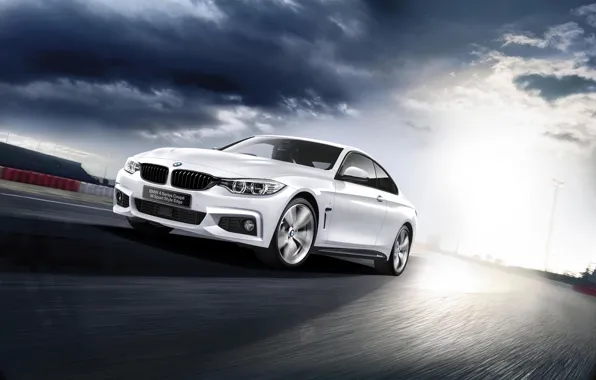 Picture BMW, BMW, white, 2015, 4-Series, F36