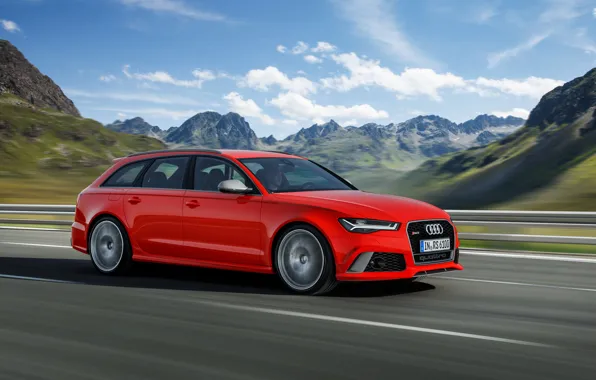 Picture red, Audi, Audi, Red, universal, Before, RS 6