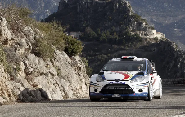 Picture Road, Mountains, Sport, Asphalt, Peugeot, WRC, Rally, Rally, The front, Rides, 207