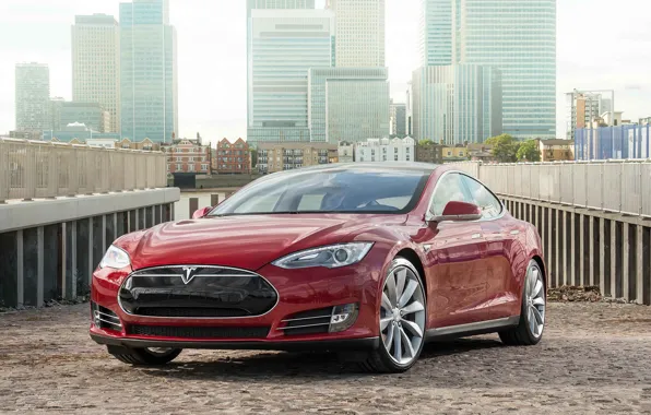 Picture Tesla, industrial, Model S, 2014