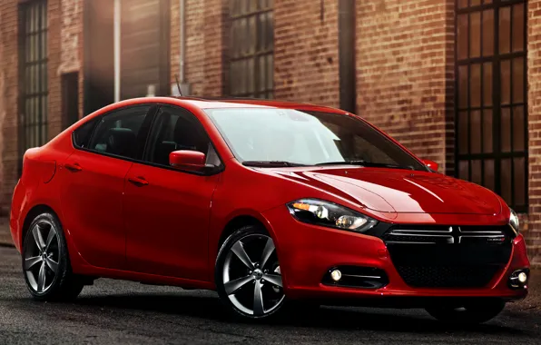 Picture red, Dodge, car, R/T, Dart