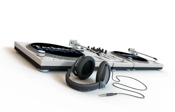 Picture Minimalism, DJ, headphones