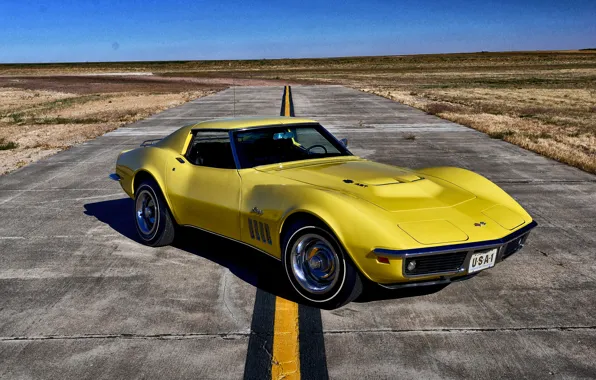 Picture Corvette, Chevrolet, 1969, Chevrolet, Stingray, Corvette