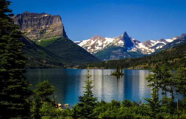 Picture Montana, Glacier National Park, Saint Mary Lake, Rocky mountains, Montana, Glacier national Park, Rocky Mountains, …