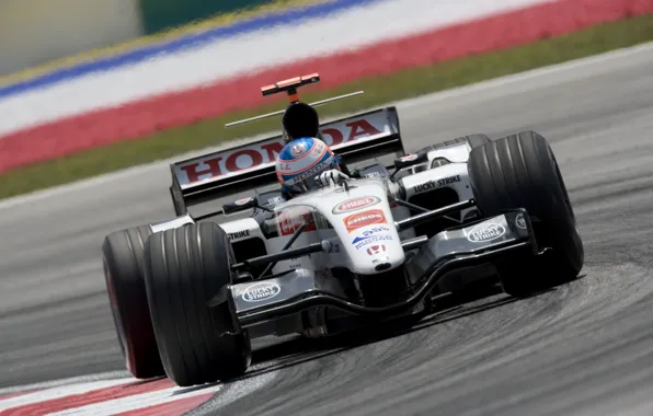 Picture Race, Track, Formula-1, The car, Jenson Button, Jenson Button, Formula 1, BAR-Honda