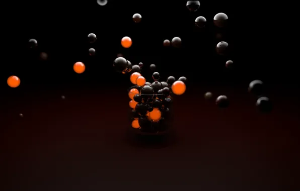 Picture Orange, Balls, Black