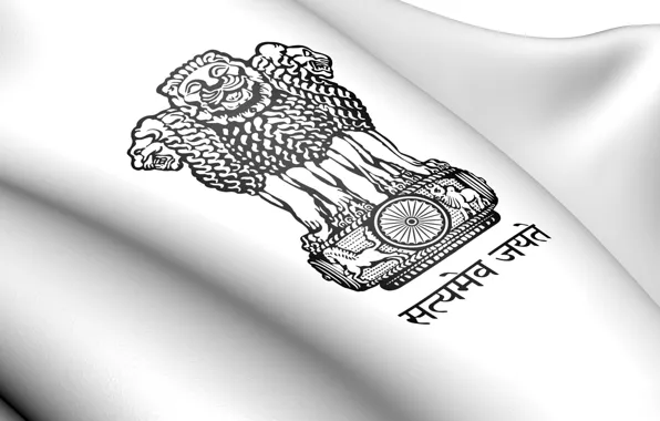 Wallpaper lion, symbol, india images for desktop, section разное - download