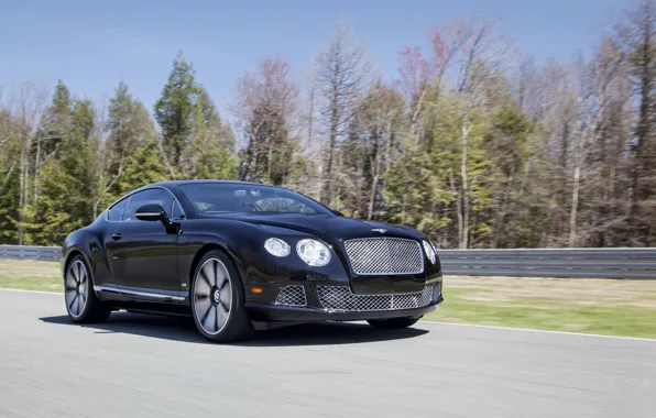 Picture Auto, Bentley, Continental, Black, The Mans, Machine, Bentley, Car, Coupe, In Motion