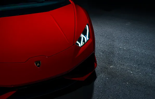 Picture Lamborghini, Red, V10, Supercar, Exotic, Huracan, Ligth, LP640-4