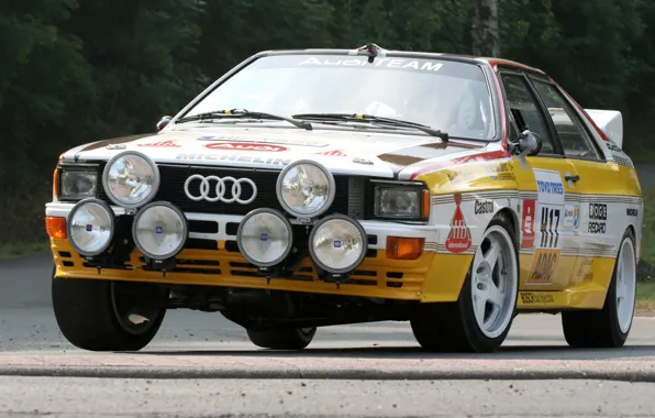 Picture background, Audi, Audi, the front, Quattro, Group B, Quattro, Rally car