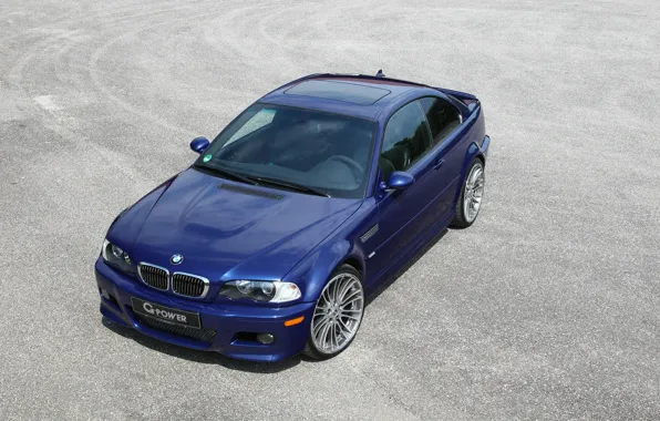 Picture BMW, Machine, Blue, BMW, Wallpaper, Car, G-Power, Coupe, Car, Beha, E46, Coupe