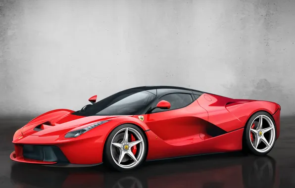 Picture red, Ferrari, car, new, 2013, LaFerrari