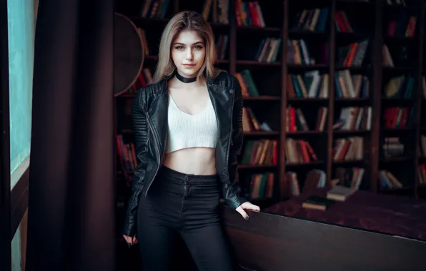 Picture Girl, View, Hair, Nice, Books, Wore, Gorokhov, Post, Galya Rover
