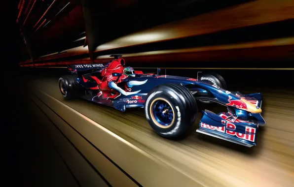 Picture formula 1, the car, Formula 1, Red Bull, 2007, red bull, Toro Rosso, STR2