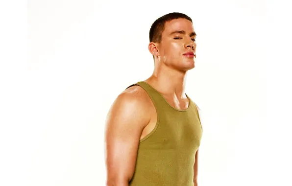 Picture look, Mike, actor, white background, photoshoot, Channing Tatum, Channing Tatum, Step Up, Step forward