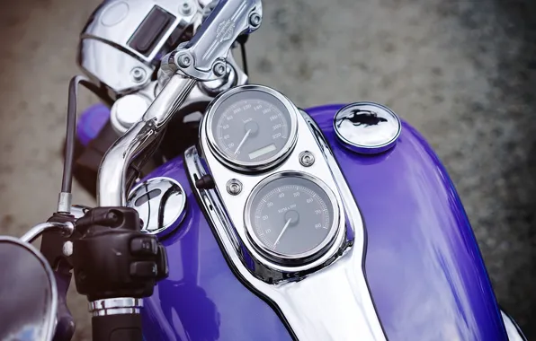 Picture speedometer, motorcycle, Harley, bike, tank