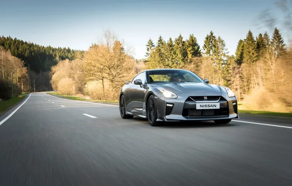 Picture road, auto, speed, Nissan, GT-R, road, Nissan, speed, GT-R