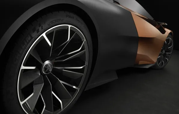 Picture car, Concept, Peugeot, 2012, black, Onyx