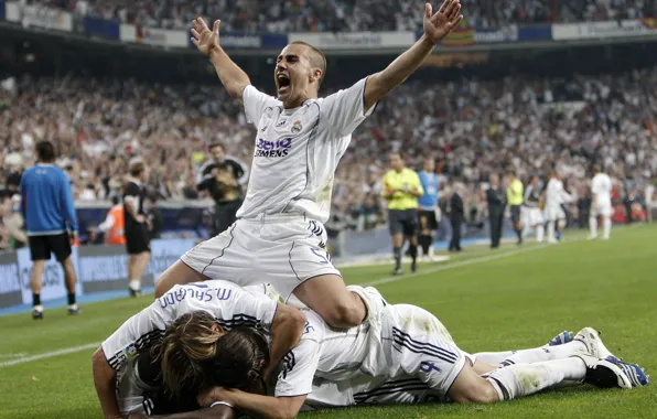 Picture joy, victory, Cannavaro, real madrid, goal, real Madrid, stadium