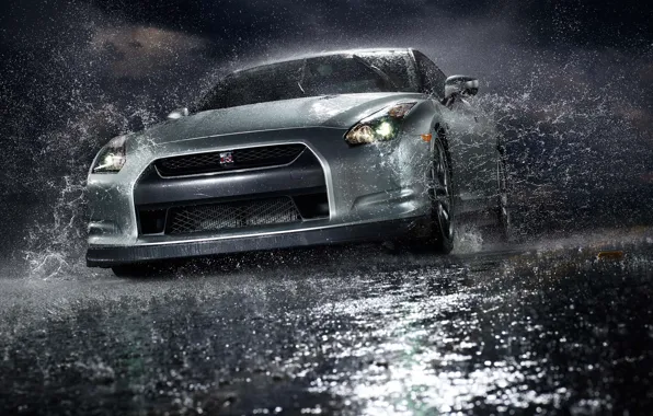 Picture Water, Nissan, GTR